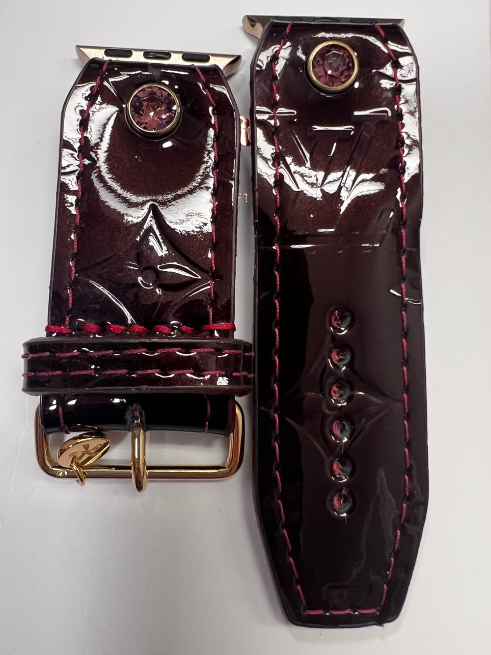 LV Amarante Vernis Spark*l band for Apple Watch - Picture 4 of 4